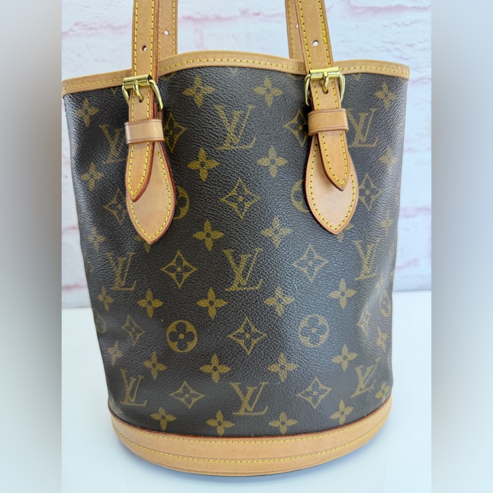 Louis Vuitton Monogram Vintage Petit Bucket PM Tote - Picture 2 of 16
